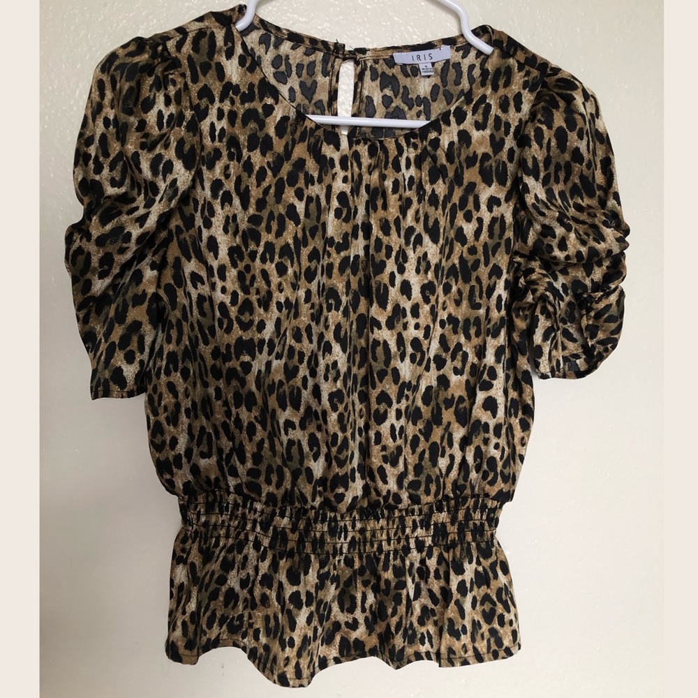 Iris Animal Print Top
